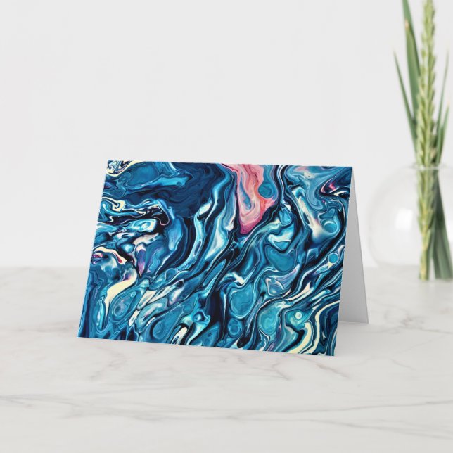 Abstrakte Farbstudie 344, Karte (Vorderseite)