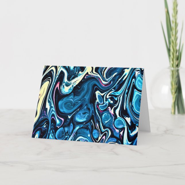 Abstrakte Farbstudie 346, Karte (Vorderseite)