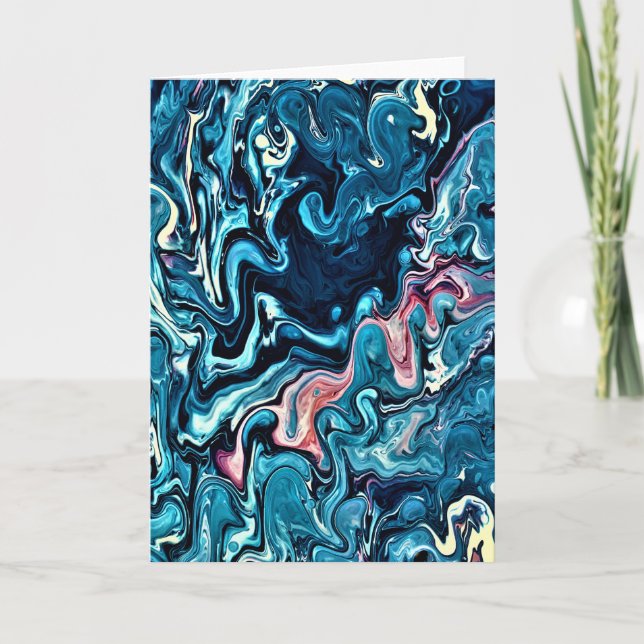 Abstrakte Farbstudie 347, Karte (Vorderseite)