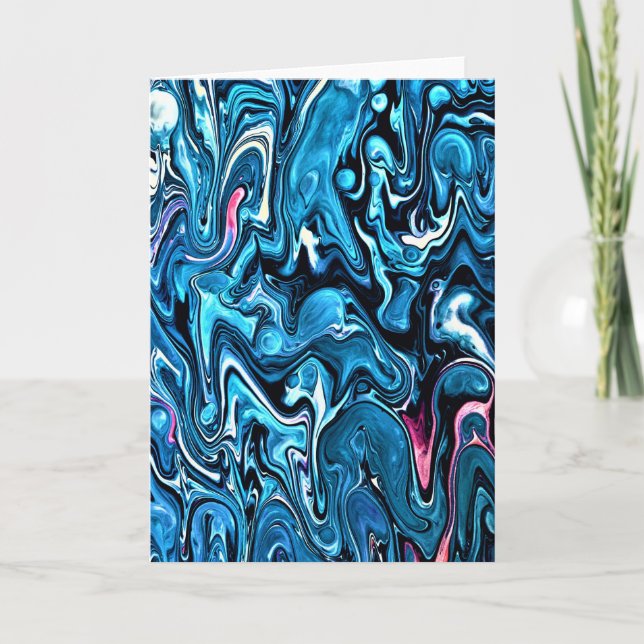 Abstrakte Farbstudie 349, Karte (Vorderseite)