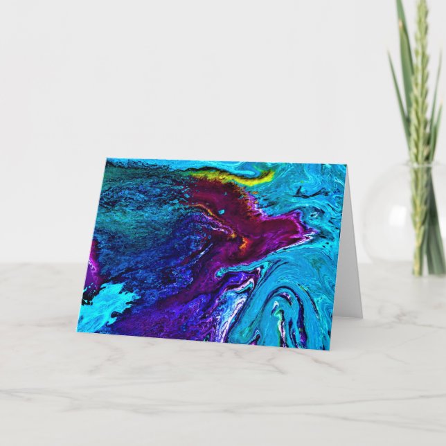 Abstrakte Farbstudie 34, Karte (Vorderseite)