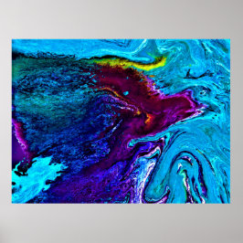 Abstrakte Farbstudie 34, Poster