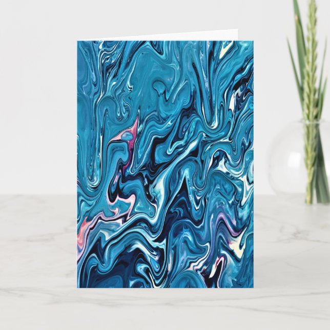 Abstrakte Farbstudie 353, Karte (Vorderseite)