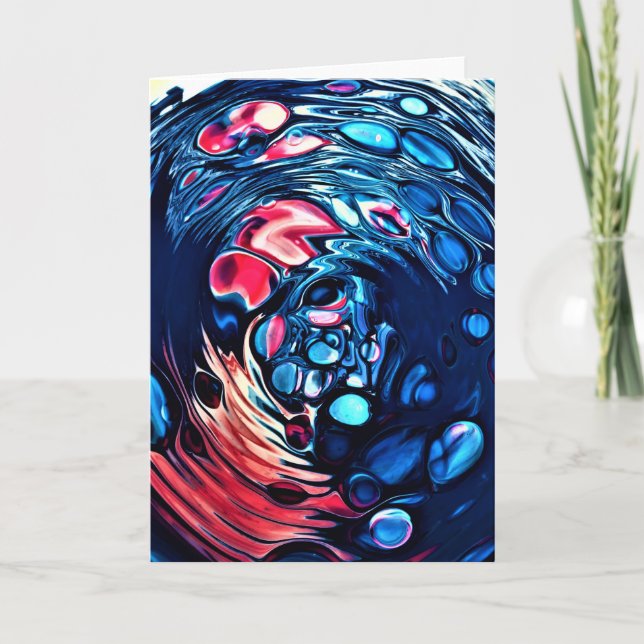 Abstrakte Farbstudie 365, Karte (Vorderseite)