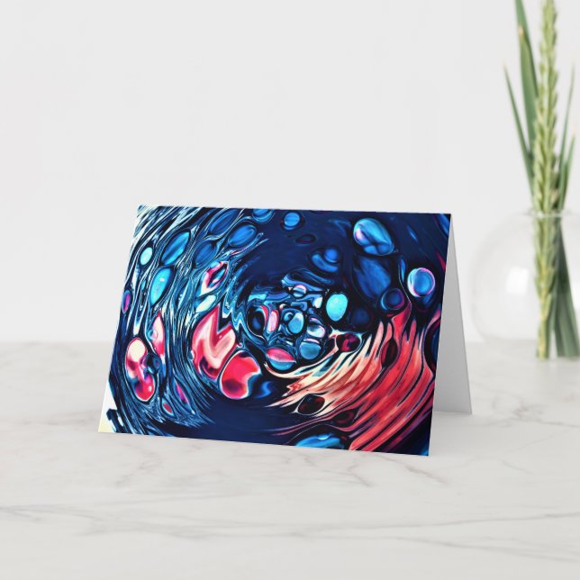 Abstrakte Farbstudie 365, Karte (Vorderseite)