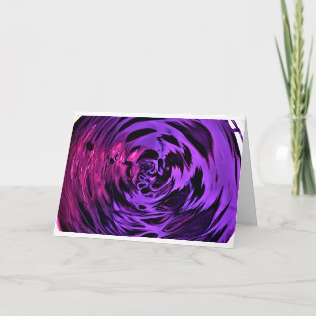 Abstrakte Farbstudie 374, Karte (Vorderseite)