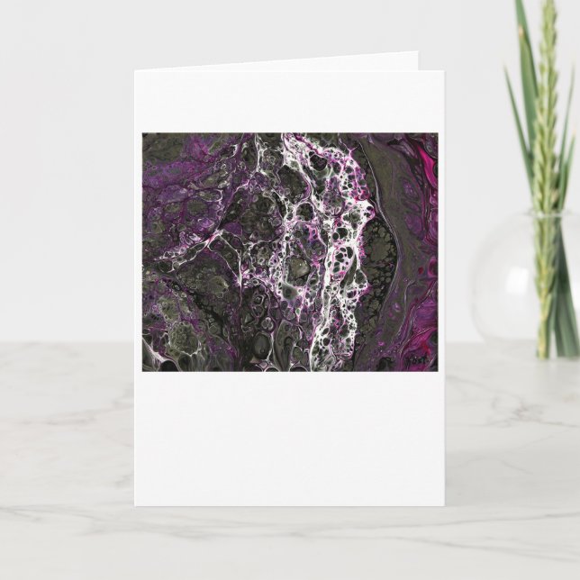 Abstrakte Farbstudie 375, Karte (Vorderseite)