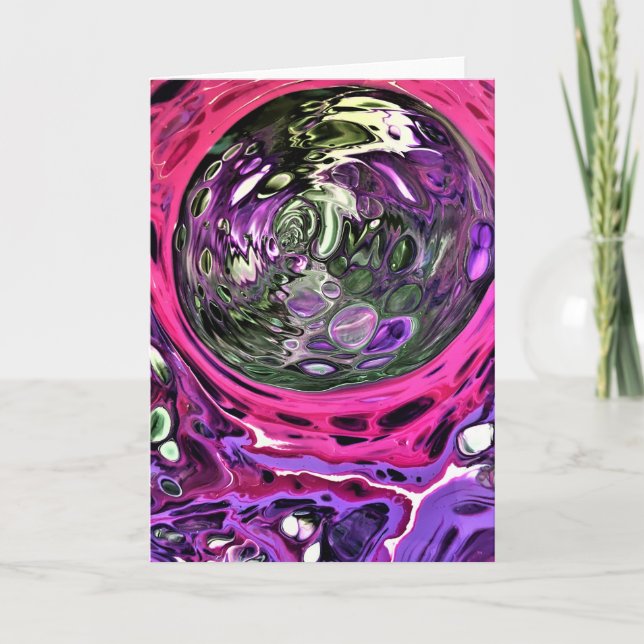 Abstrakte Farbstudie 383, Karte (Vorderseite)