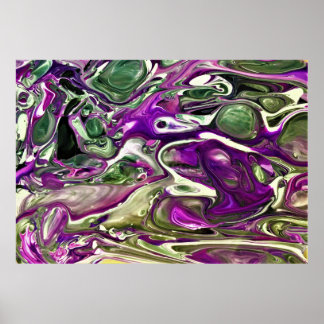 Abstrakte Farbstudie 394, Poster