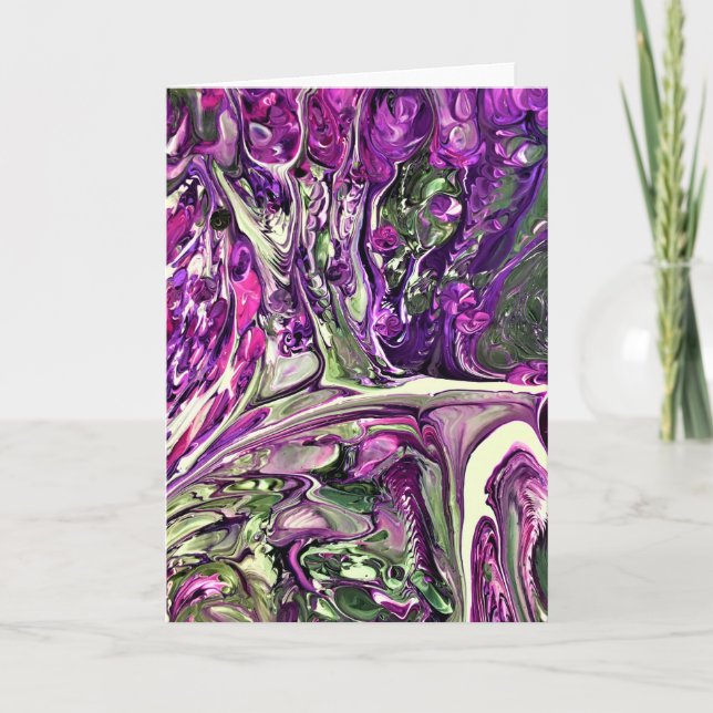 Abstrakte Farbstudie 396, Karte (Vorderseite)