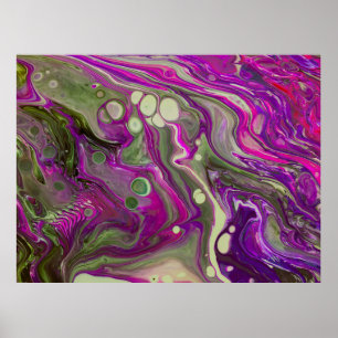 Abstrakte Farbstudie 402, Poster