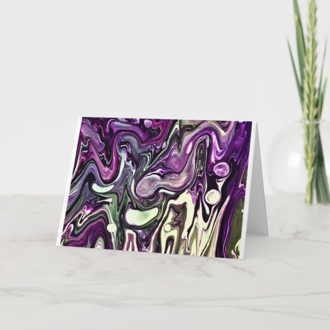 Abstrakte Farbstudie 408, Karte (Vorderseite)