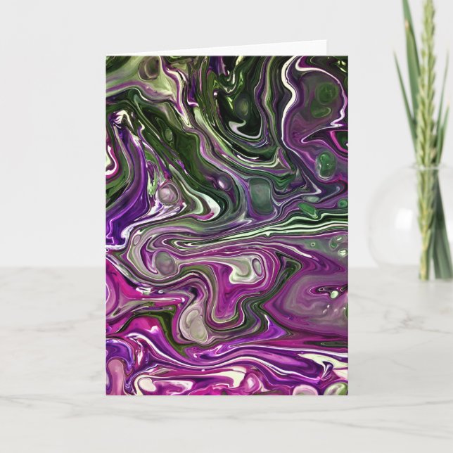 Abstrakte Farbstudie 410, Karte (Vorderseite)