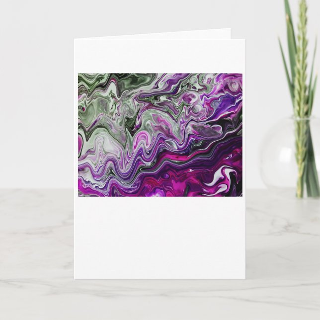 Abstrakte Farbstudie 413, Karte (Vorderseite)