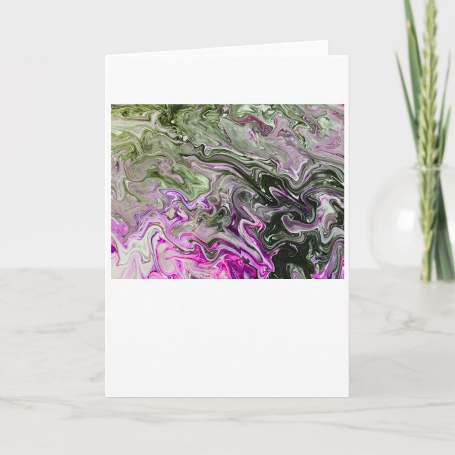 Abstrakte Farbstudie 419, Karte (Vorderseite)