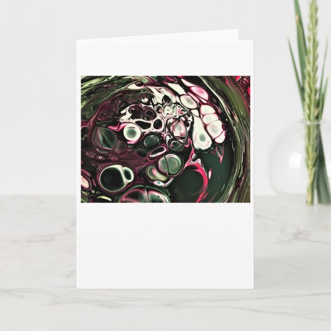 Abstrakte Farbstudie 428, Karte (Vorderseite)