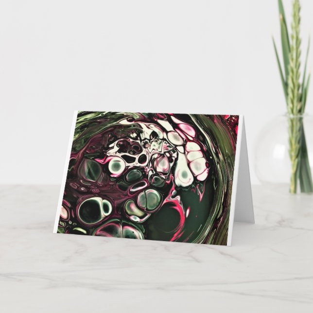 Abstrakte Farbstudie 428, Karte (Vorderseite)