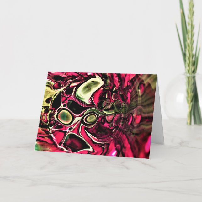 Abstrakte Farbstudie 430, Karte (Vorderseite)