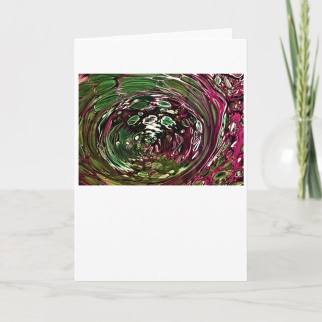 Abstrakte Farbstudie 433, Karte (Vorderseite)