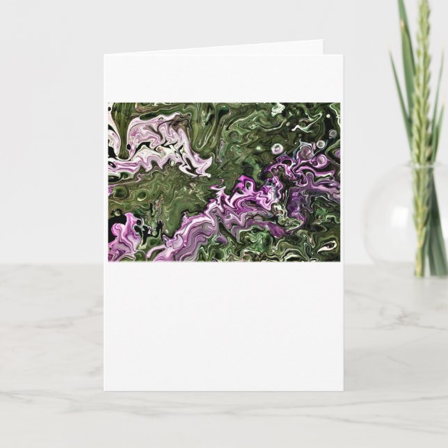 Abstrakte Farbstudie 445, Karte (Vorderseite)