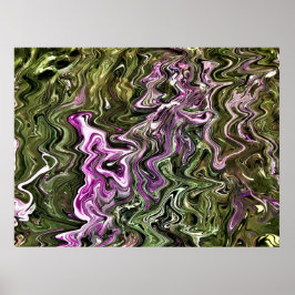 Abstrakte Farbstudie 449, Poster