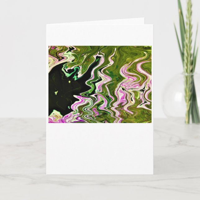 Abstrakte Farbstudie 451, Karte (Vorderseite)