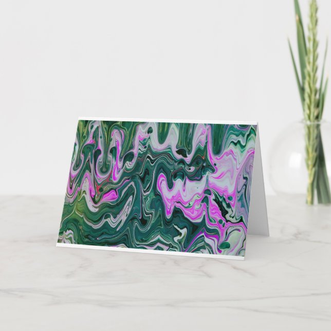 Abstrakte Farbstudie 458, Karte (Vorderseite)