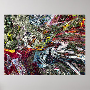 Abstrakte Farbstudie 45, Poster