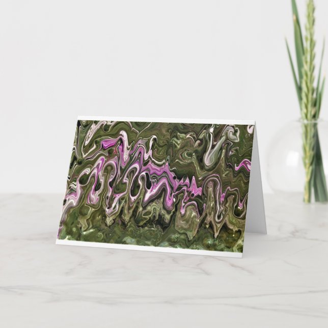 Abstrakte Farbstudie 466, Karte (Vorderseite)