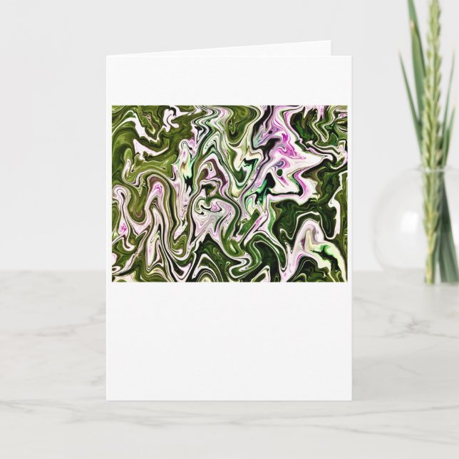 Abstrakte Farbstudie 476, Karte (Vorderseite)