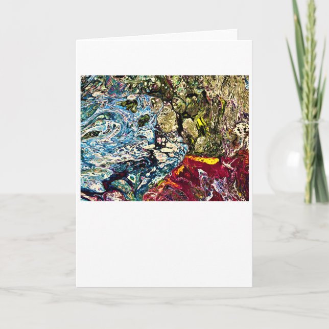 Abstrakte Farbstudie 47, Karte (Vorderseite)