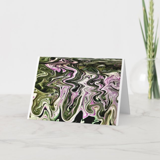 Abstrakte Farbstudie 481, Karte (Vorderseite)