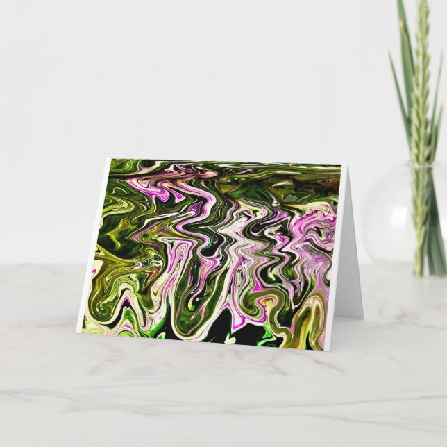 Abstrakte Farbstudie 481, Karte (Vorderseite)