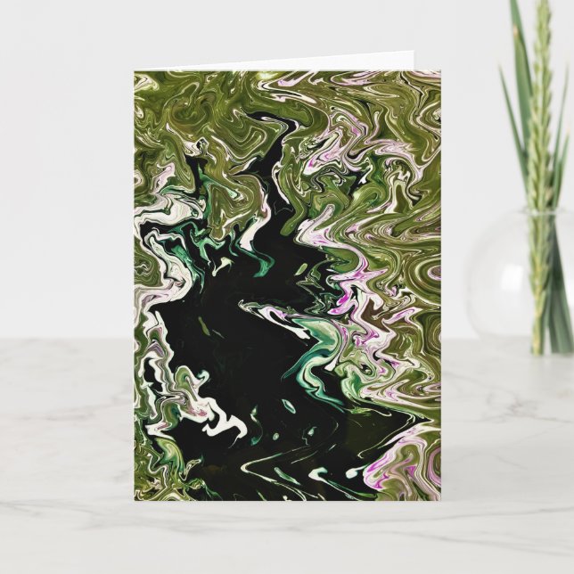 Abstrakte Farbstudie 482, Karte (Vorderseite)