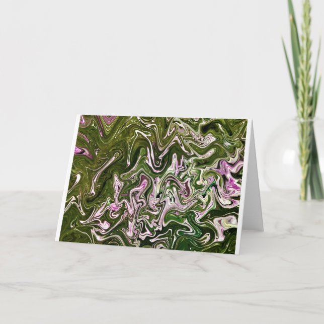 Abstrakte Farbstudie 485, Karte (Vorderseite)