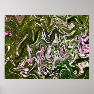 Abstrakte Farbstudie 485, Poster