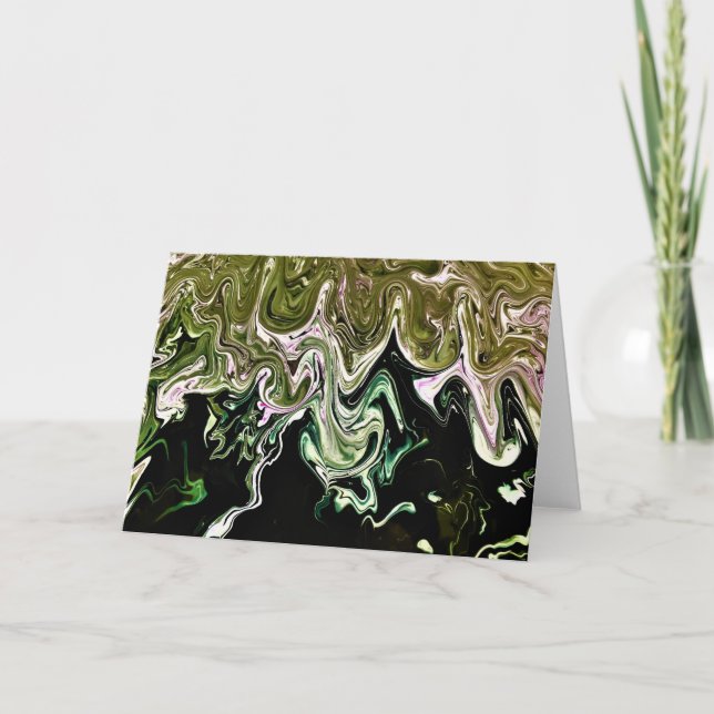 Abstrakte Farbstudie 498, Karte (Vorderseite)