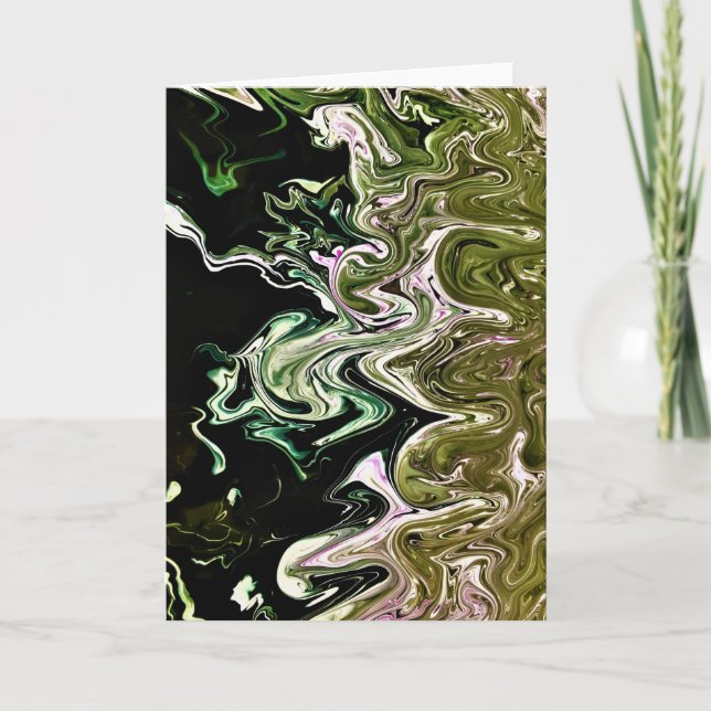 Abstrakte Farbstudie 498, Karte (Vorderseite)