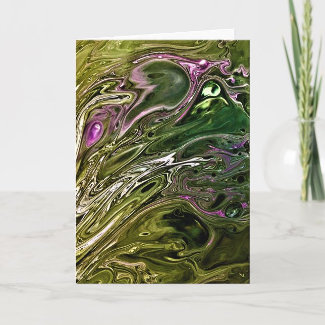 Abstrakte Farbstudie 500, Karte (Vorderseite)