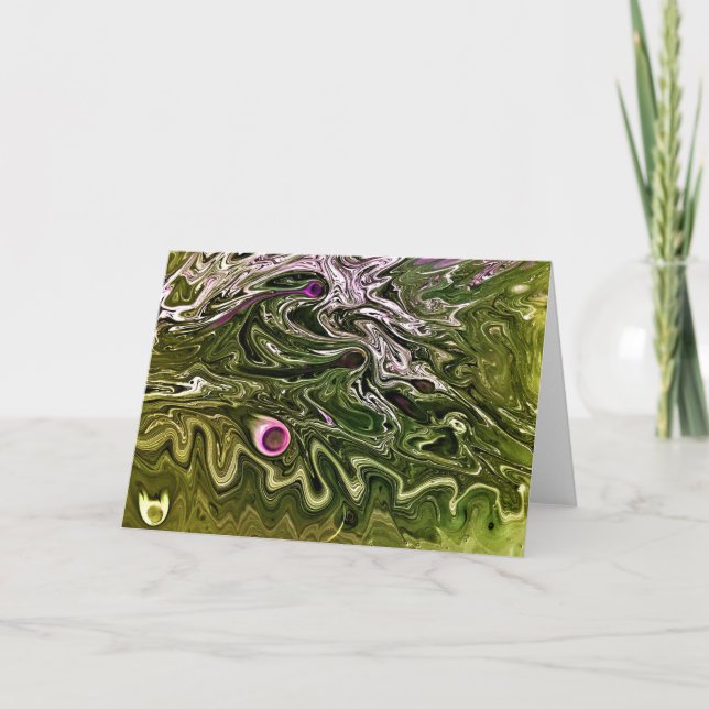 Abstrakte Farbstudie 502, Karte (Vorderseite)