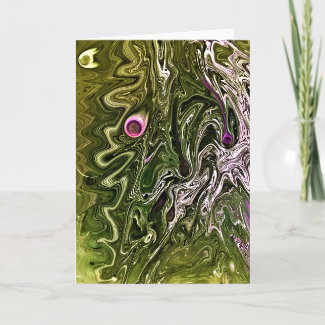 Abstrakte Farbstudie 502, Karte (Vorderseite)