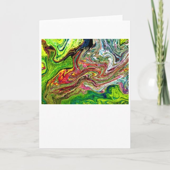 Abstrakte Farbstudie 52, Karte (Vorderseite)