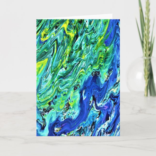 Abstrakte Farbstudie 58, Karte (Vorderseite)