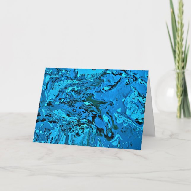 Abstrakte Farbstudie 5, Karte (Vorderseite)