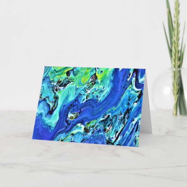 Abstrakte Farbstudie 66, Karte (Vorderseite)