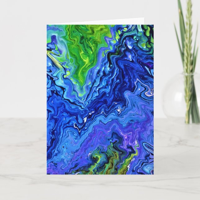 Abstrakte Farbstudie 68, Karte (Vorderseite)