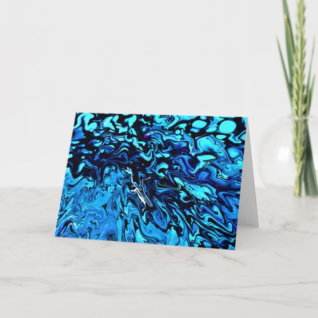 Abstrakte Farbstudie 69, Karte (Vorderseite)