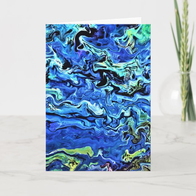 Abstrakte Farbstudie 72, Karte (Vorderseite)