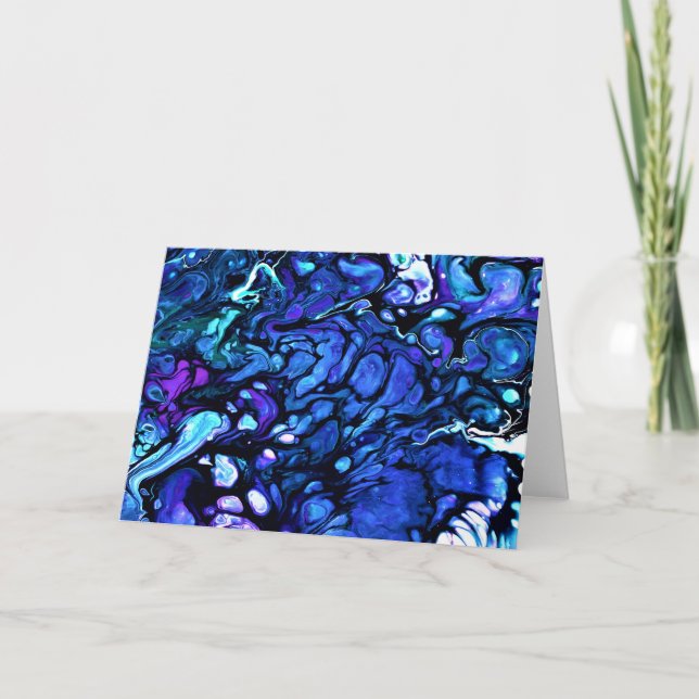 Abstrakte Farbstudie 77, Karte (Vorderseite)