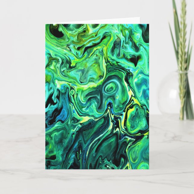 Abstrakte Farbstudie 78, Karte (Vorderseite)